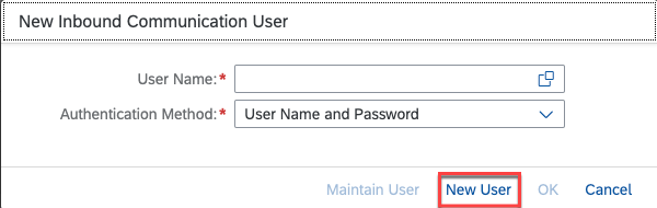 New Inbound User