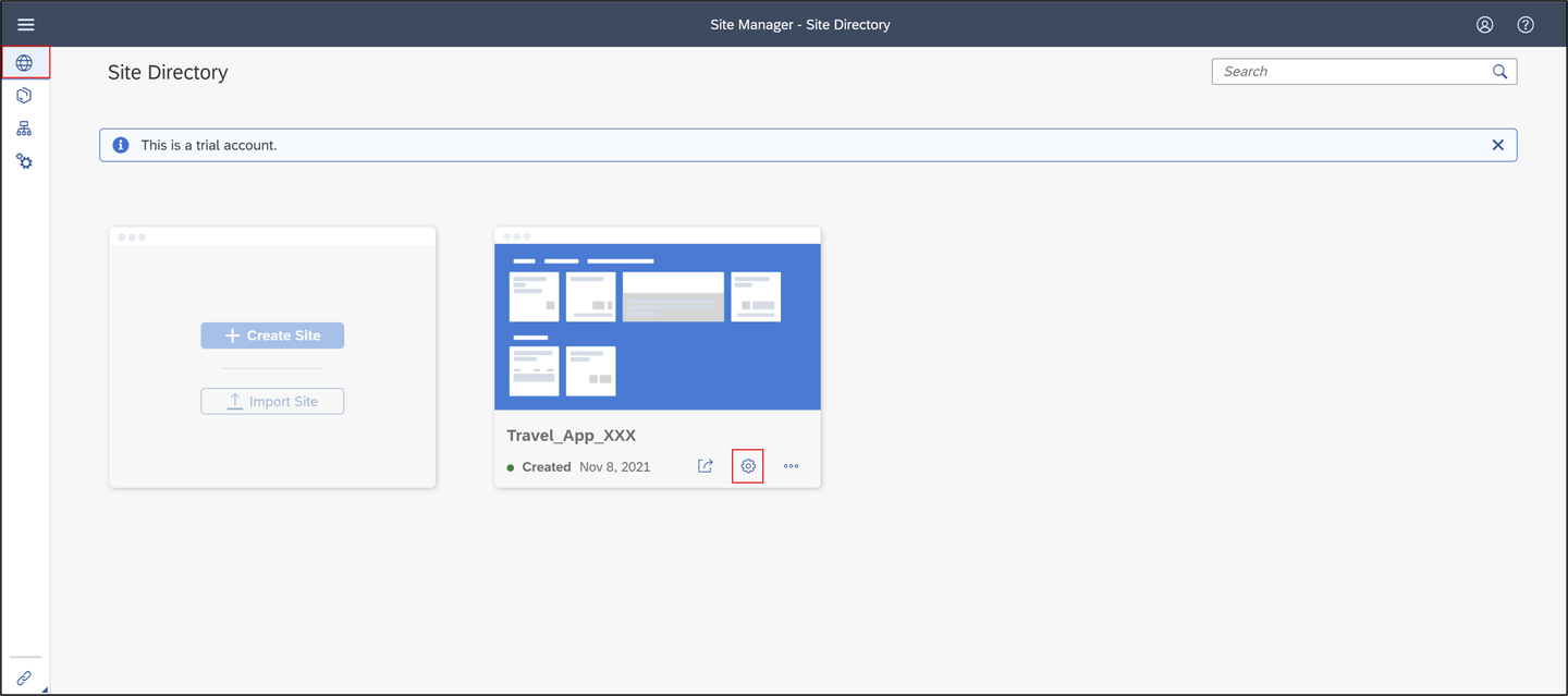 Create launchpad site
