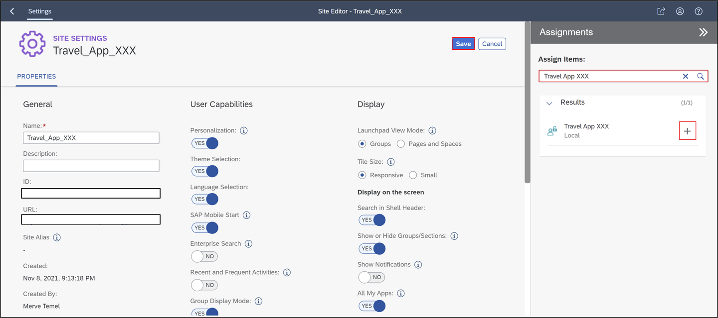 Create launchpad site