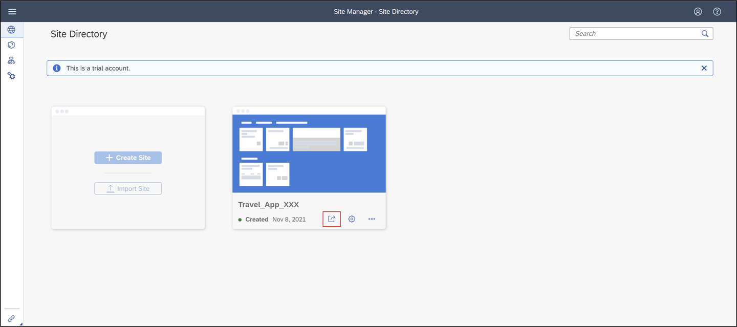 Create launchpad site