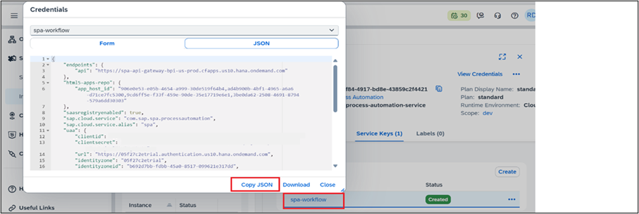 Copy Service Key