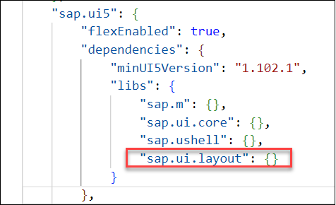Modify manifest.json file