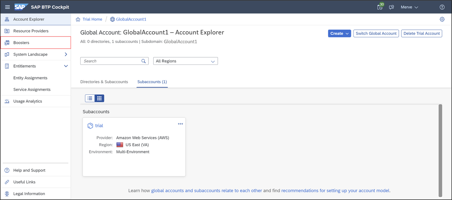 Select ABAP Trial