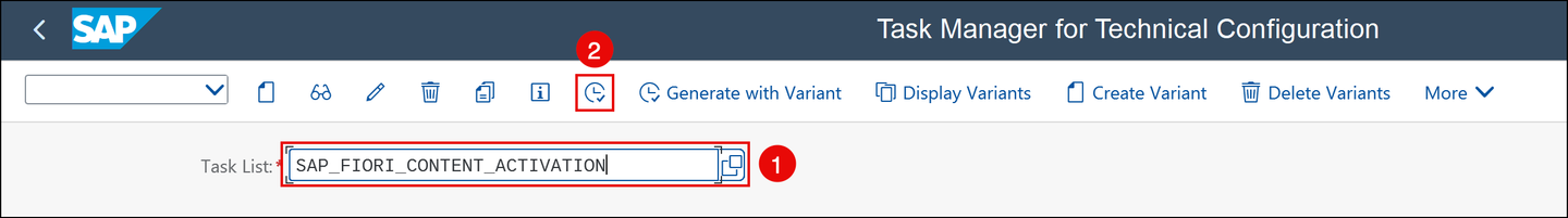 Task Manager for Technical Configuration