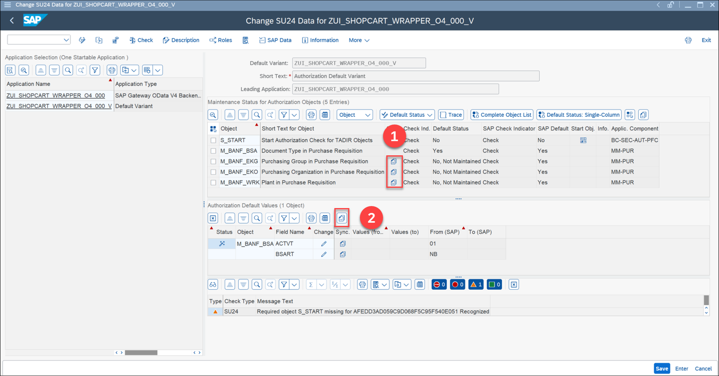 Synchronized with SAP data - 2