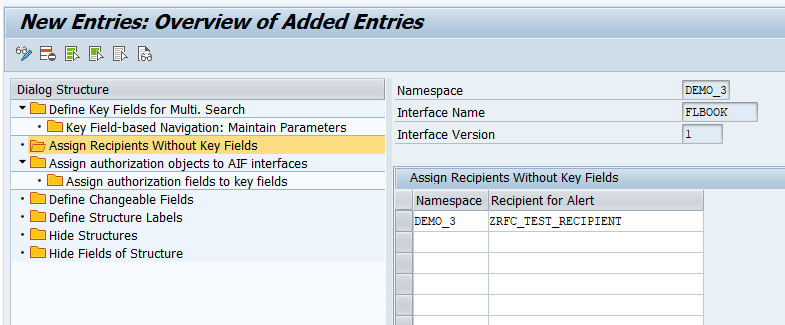 Assign Recipients Without Key Fields