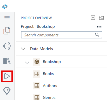 Open Run Configurations view