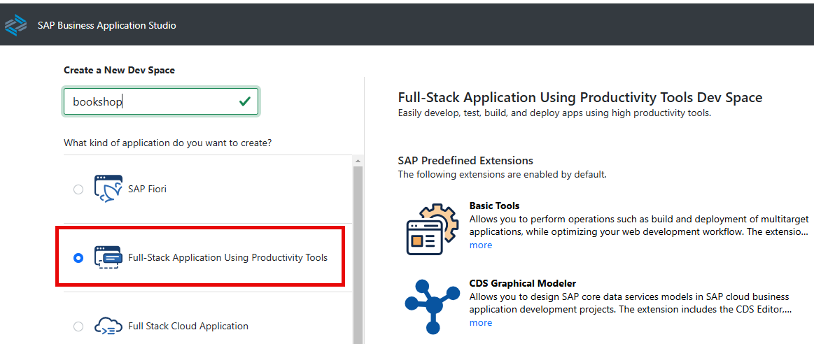 Choose SAP Cloud
