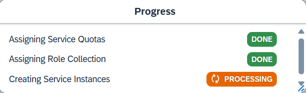 Booster Progress