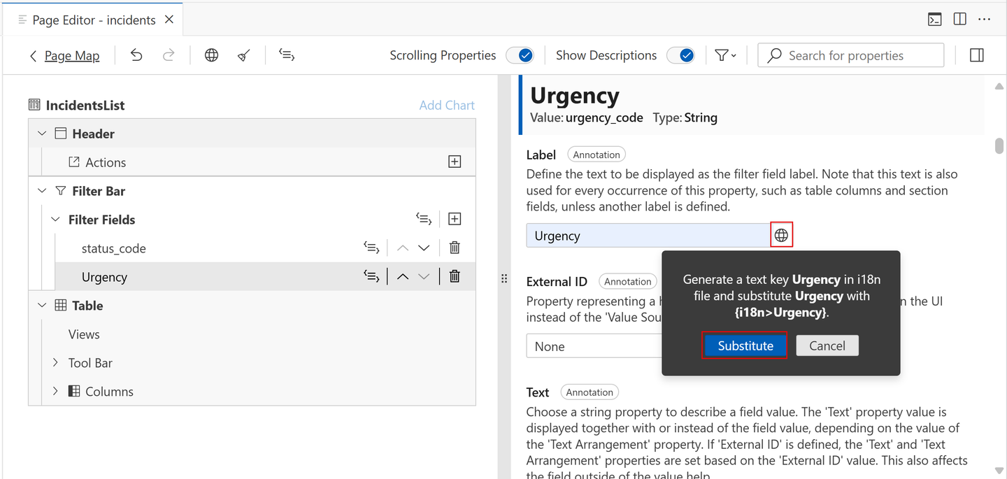 Generate Translatable Text Key