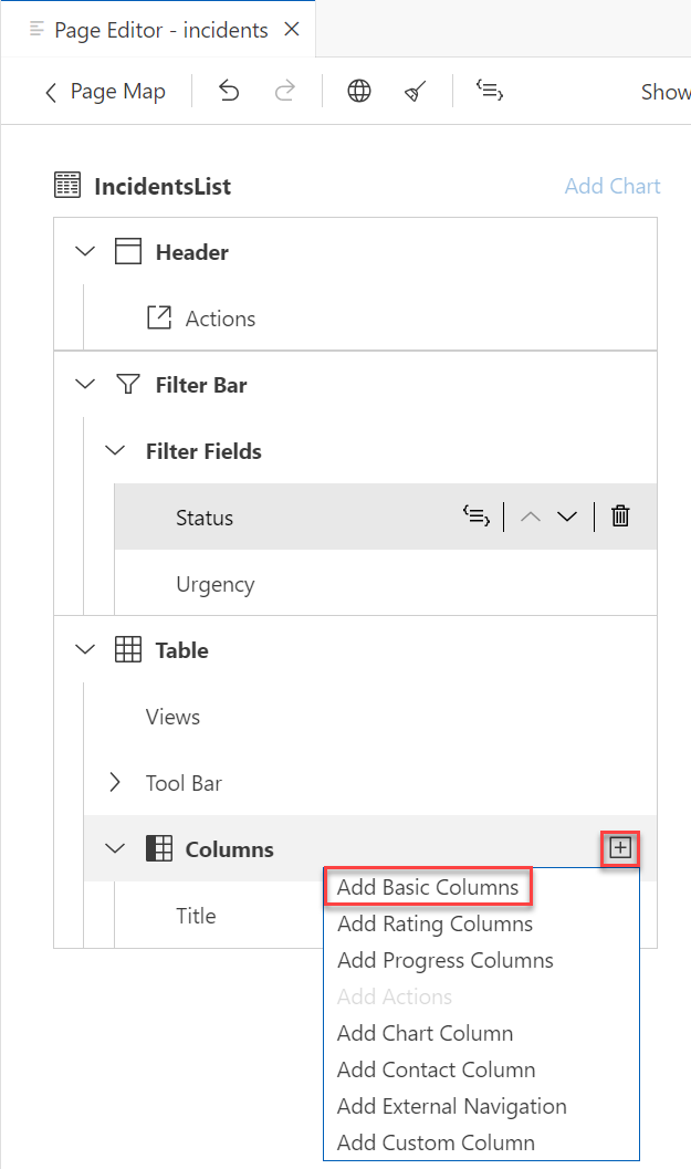 Add Basic Columns