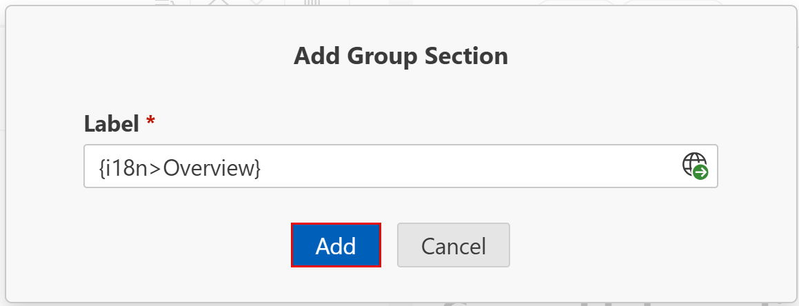 Add Overview Section