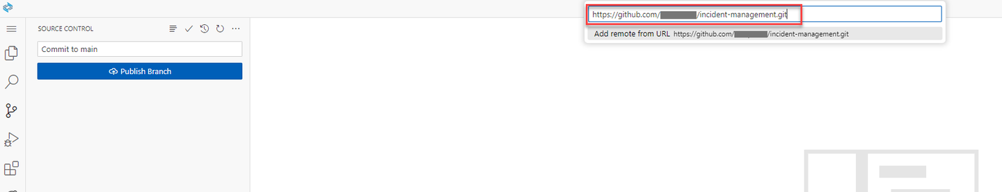 Provide repo URL