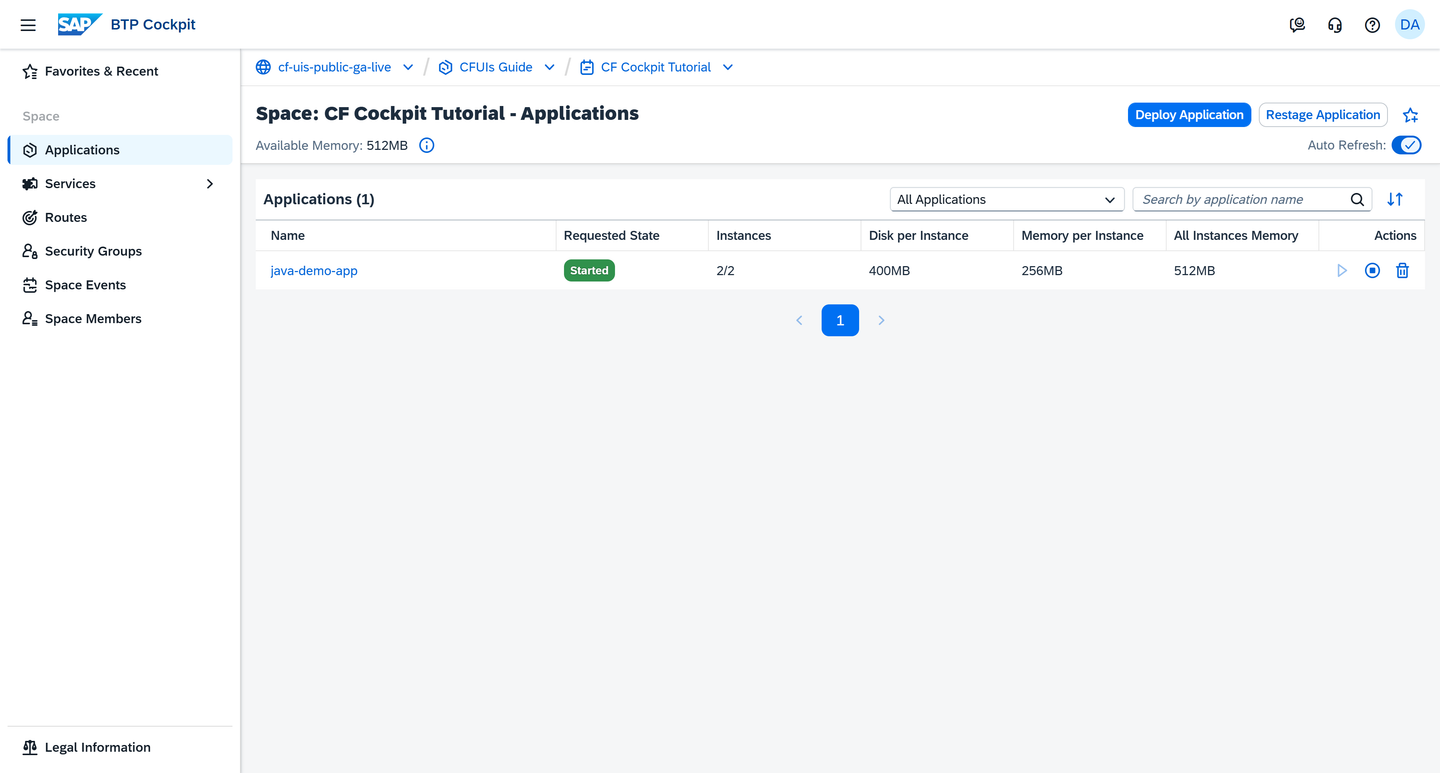 Java App Deployed
