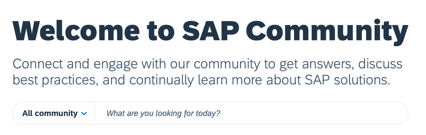 community