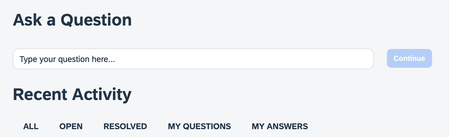 questions