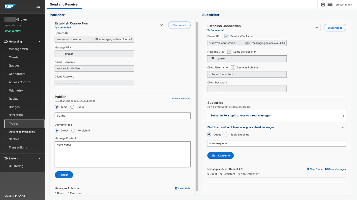 Try Me! with Queue functionality