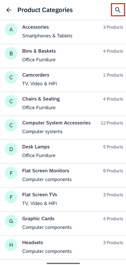 Filter Categories in action 1
