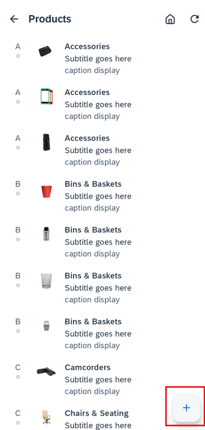 Create a New Product Item