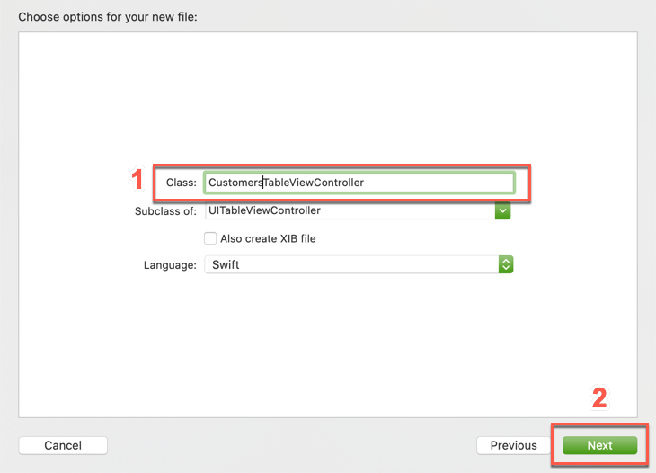 Main Storyboard Customer VC