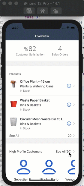 Main Storyboard Product List