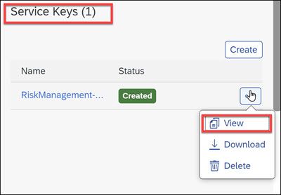Service key