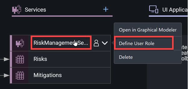 Open roles editor