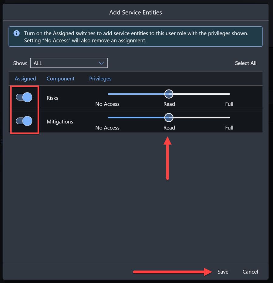 Add entities