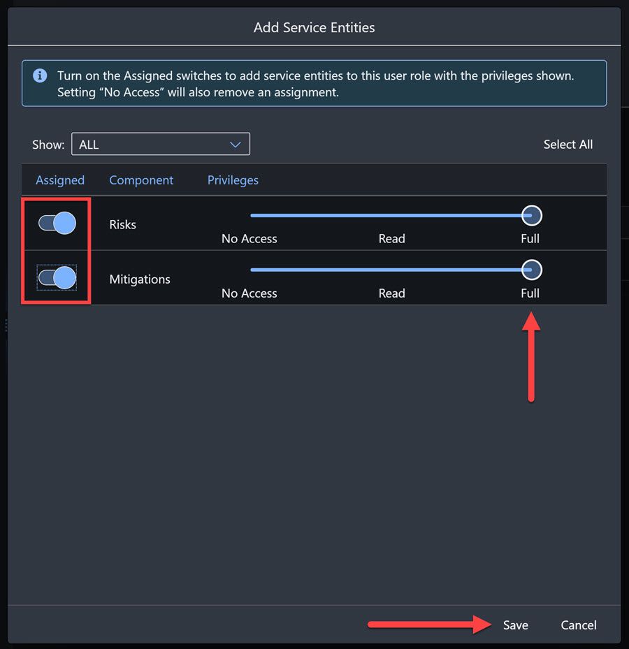 Add entities