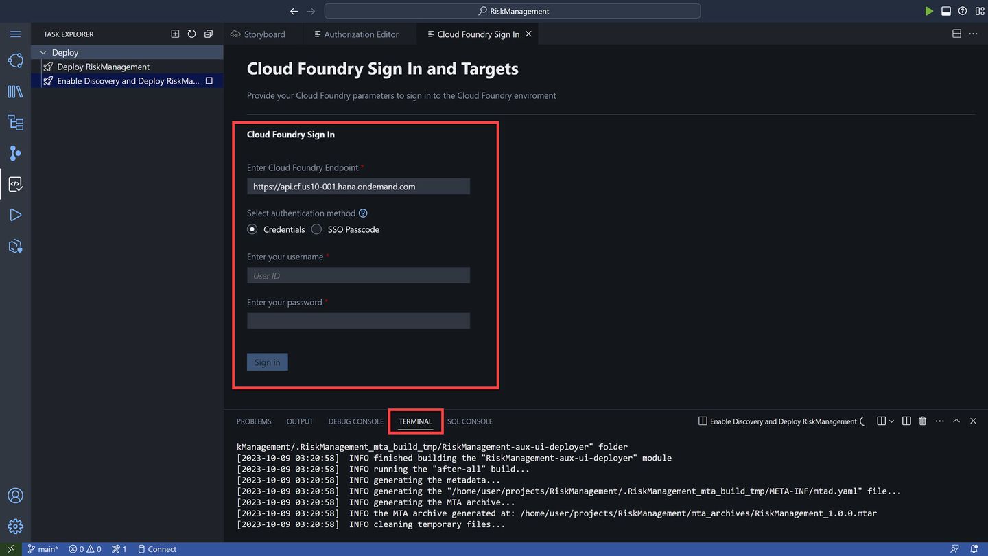Cloud Foundry login