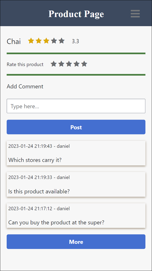 Example app