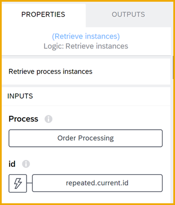 Retrieve instances - properties