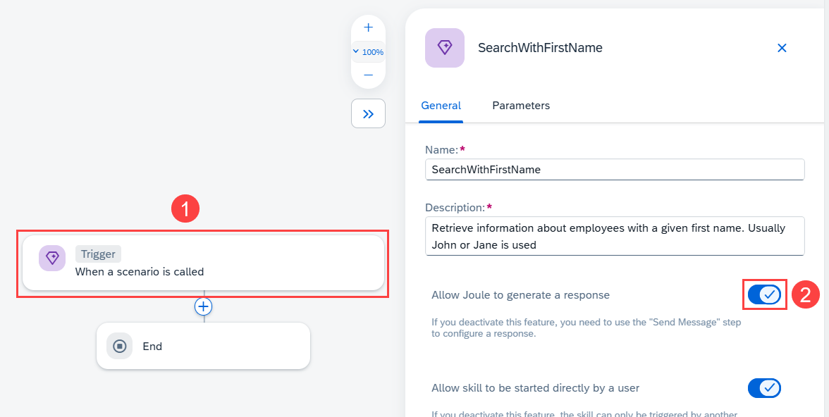 Joule Studio generate responses