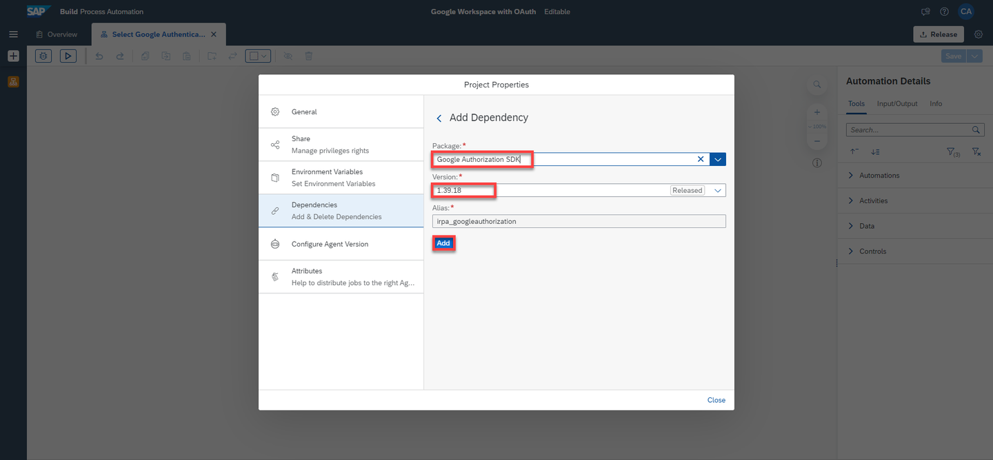 Google Authorization SDK