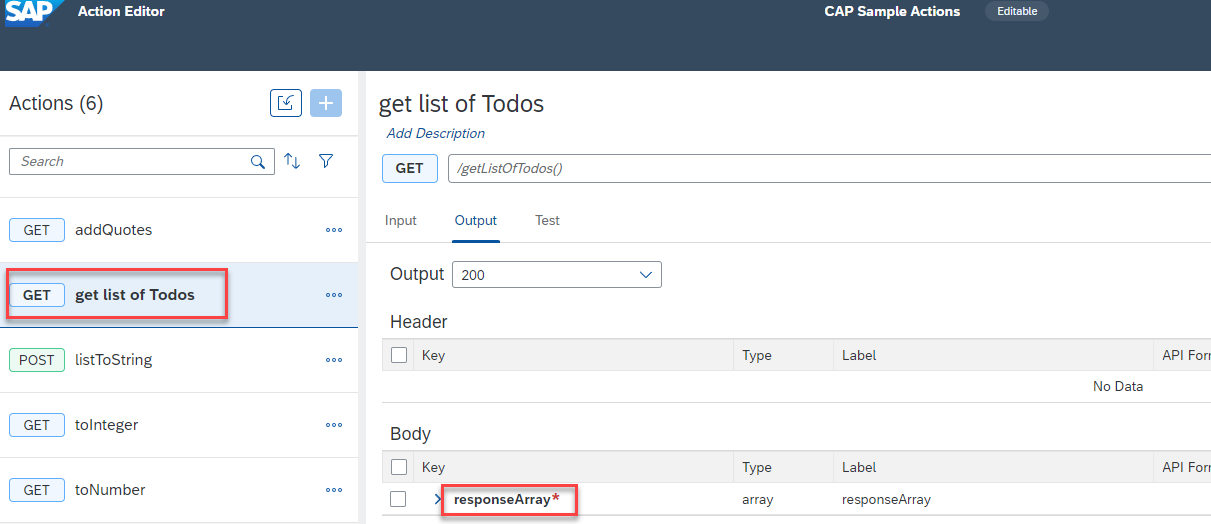output getListOfTodos