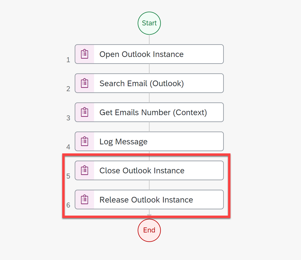 Close and Release Outlook Instance