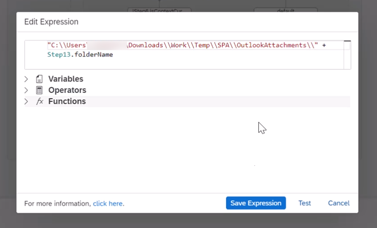 Provide the folder path