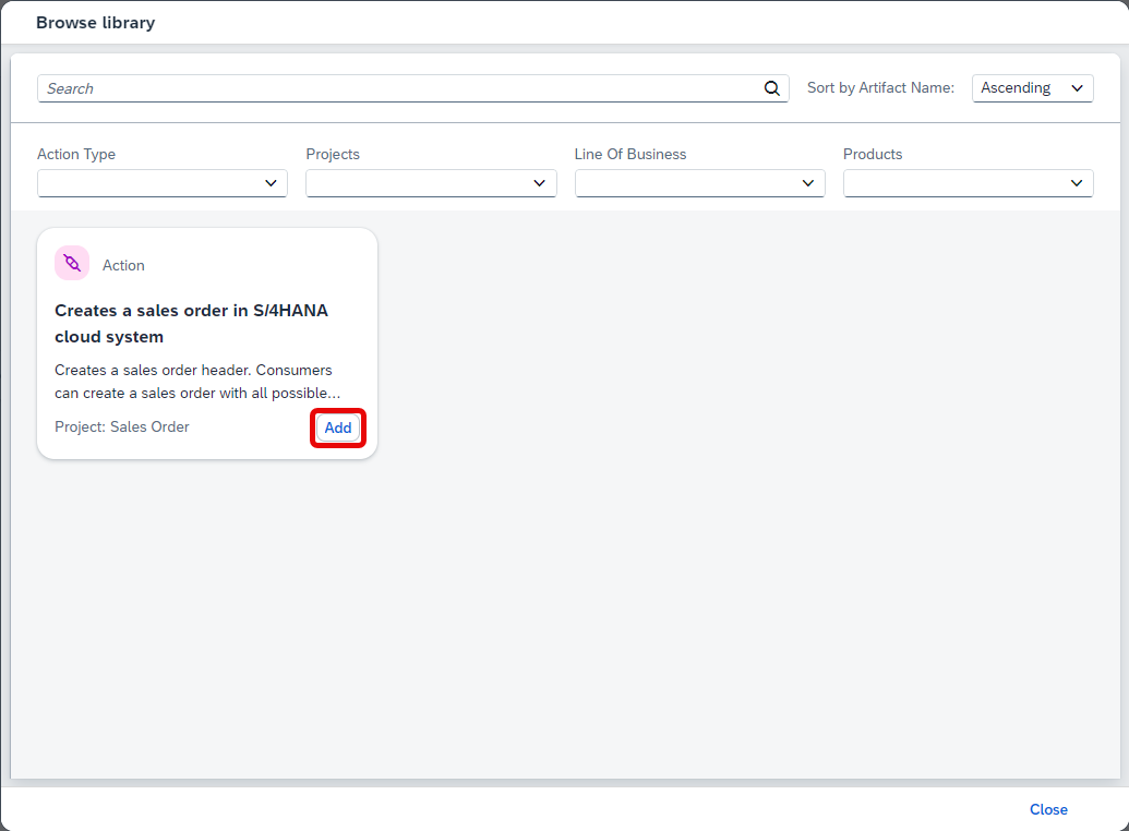 Search Action