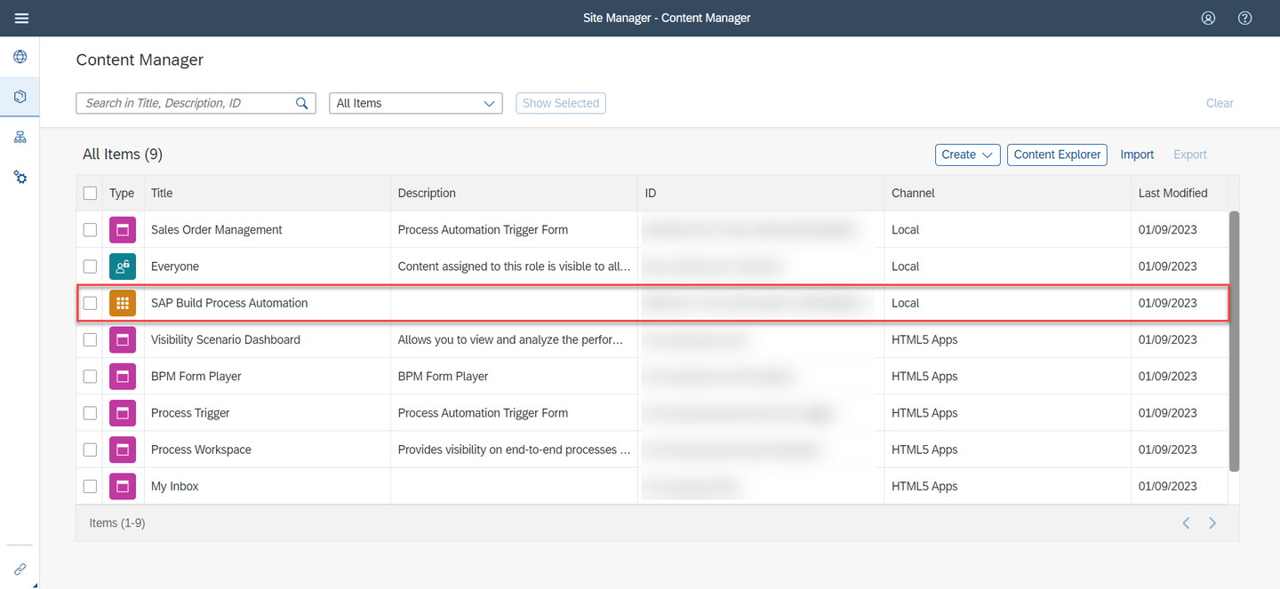 SAP Process Automation