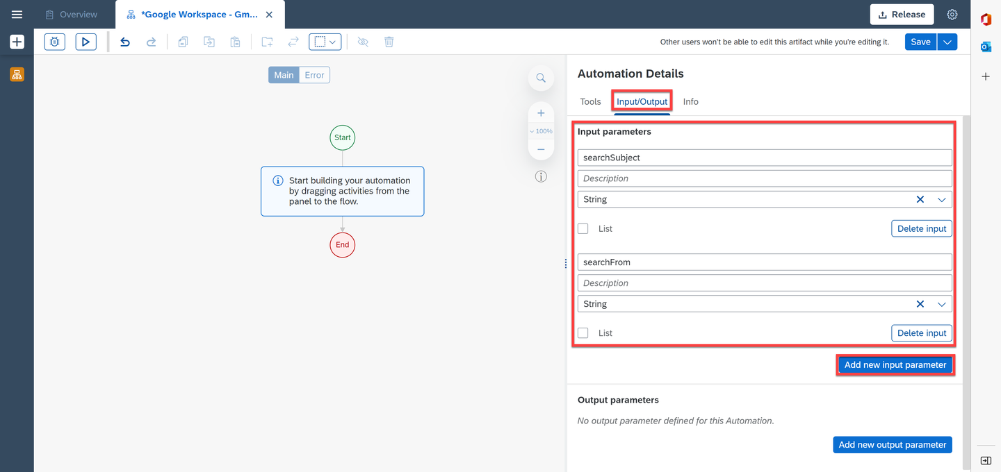 Input Parameters