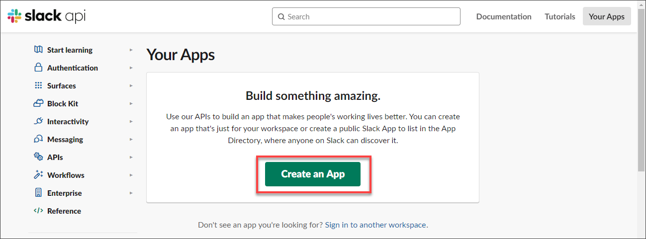 Create app