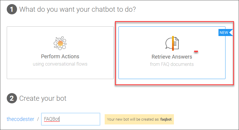 FAQ bot