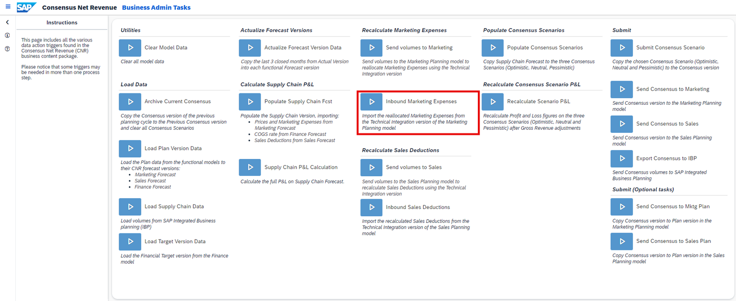 xp&A Consensus Net Revenue Planning