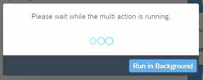 MultiActionRunning