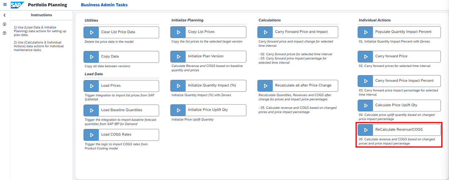 xp&A Commercial Planning
