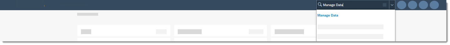 Search Manage Data