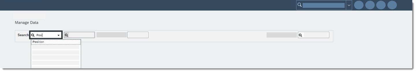 Select position option